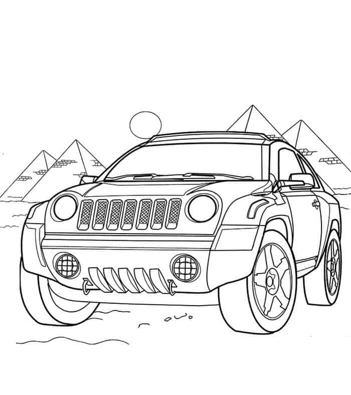 Coloring Car Pages