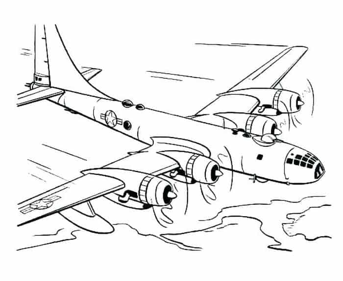 Coloring Pages Airplane