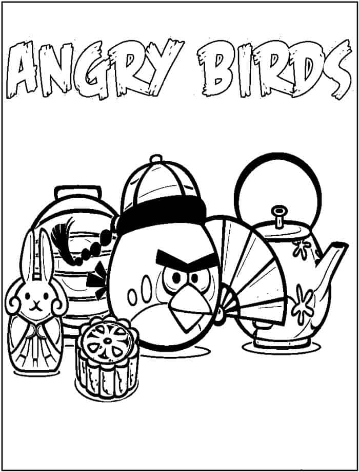 Coloring Pages Angry Bird 1