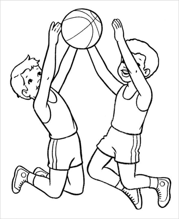 Coloring Pages Basketball