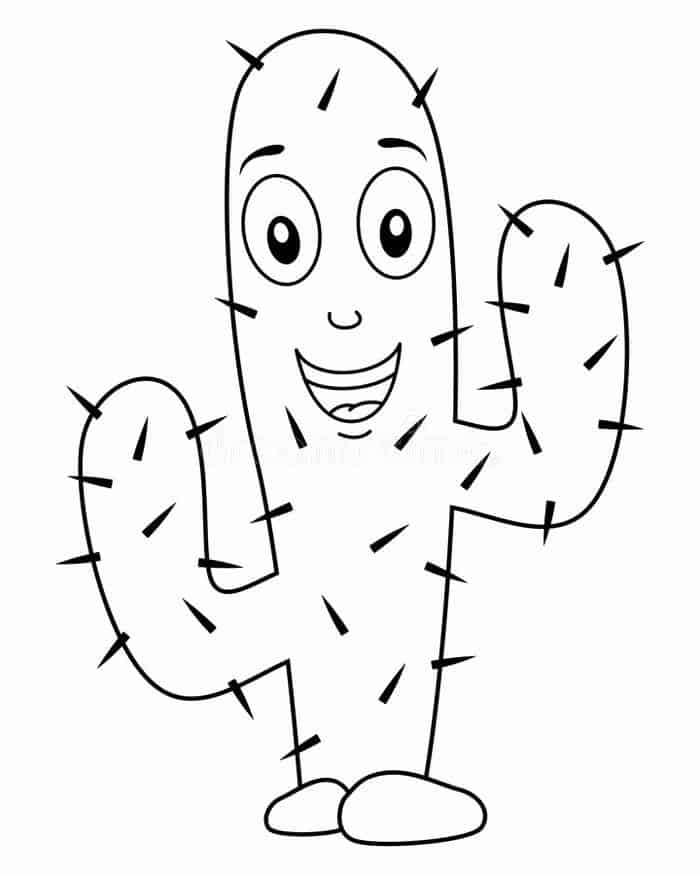 Coloring Pages Cactus