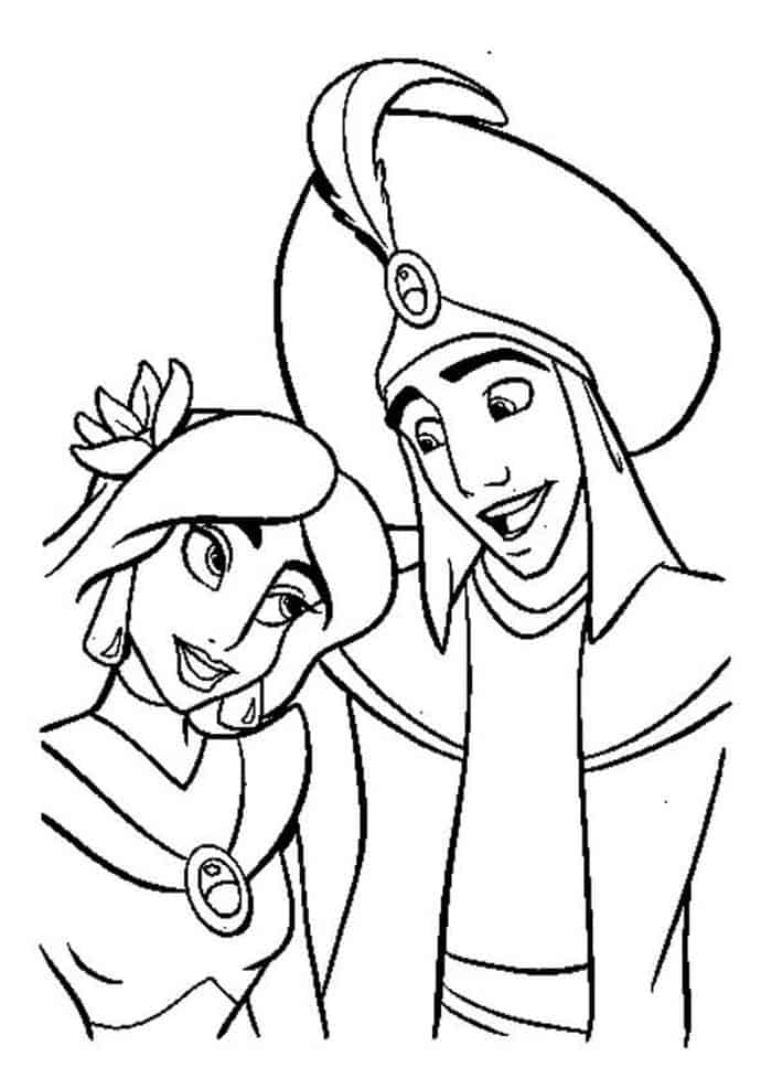 Coloring Pages Capt Aladdin