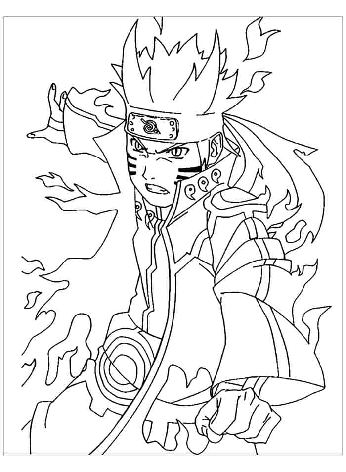 Coloring Pages For Adults Naruto