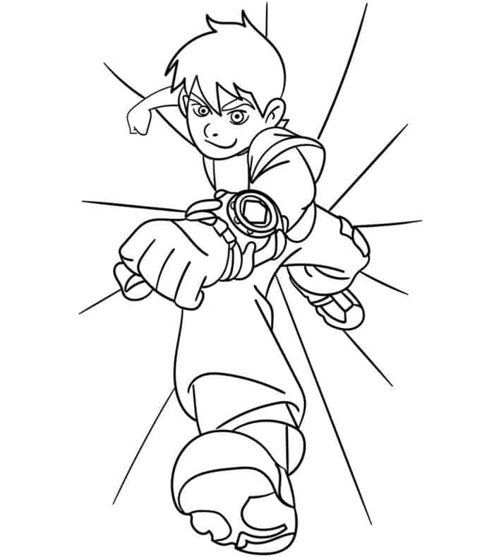 Coloring Pages For Boys Ben 10
