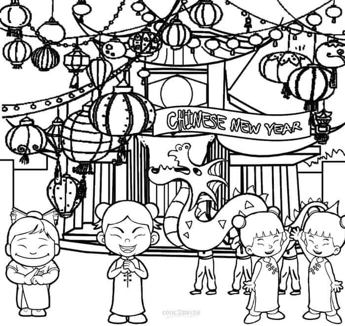 Coloring Pages For Chinese New Year