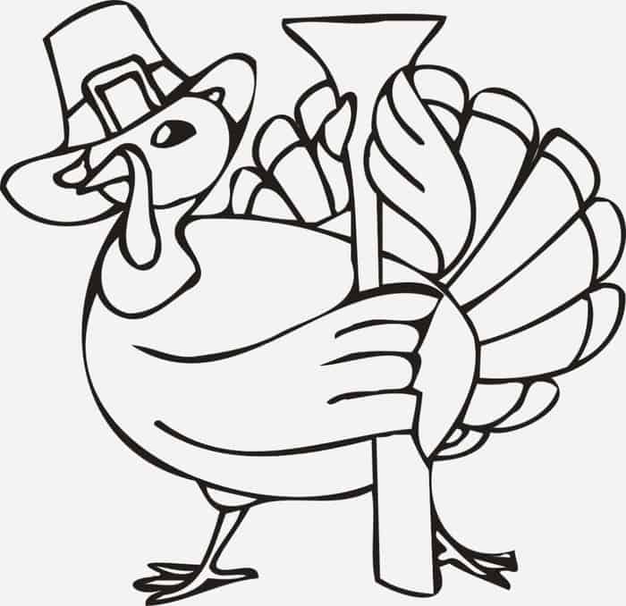 Coloring Pages For Kids Thanksgiving