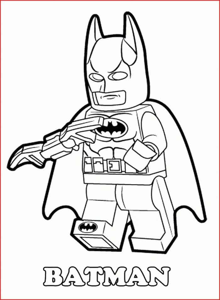 Coloring Pages Lego Batman