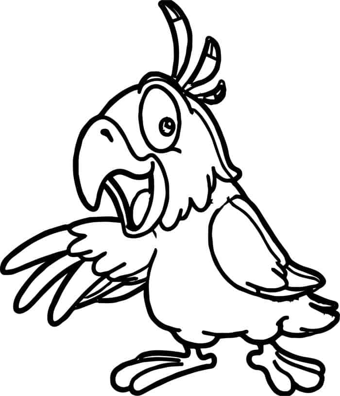 Coloring Pages Of A Bird