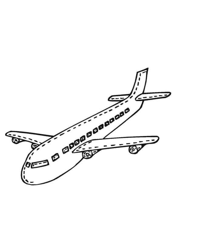 Coloring Pages Of Airplane