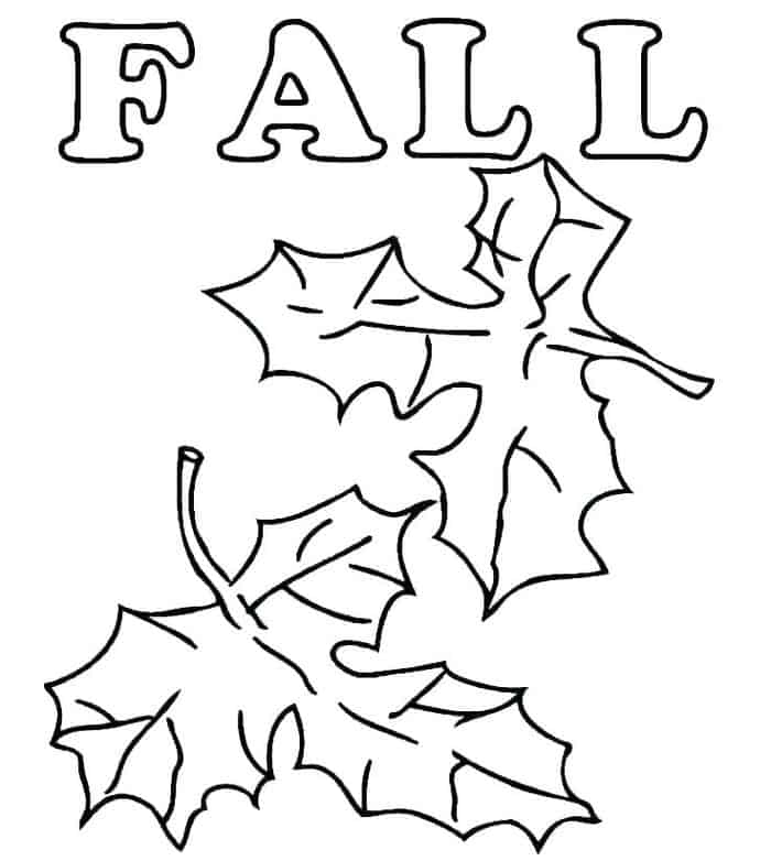 Coloring Pages Of Fall