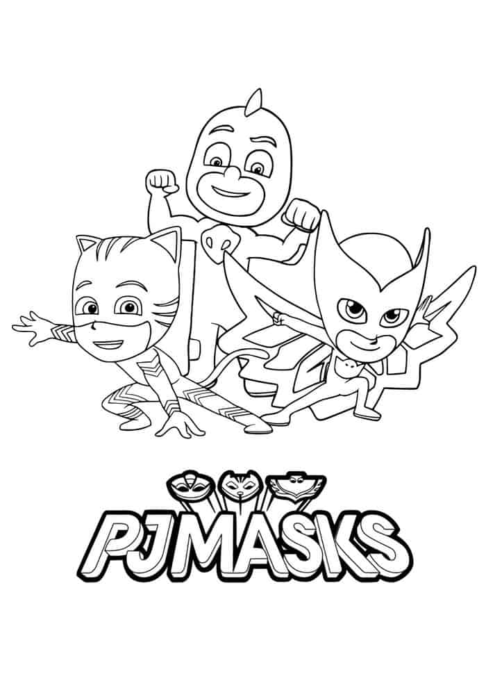 Coloring Pages Of Pj Masks