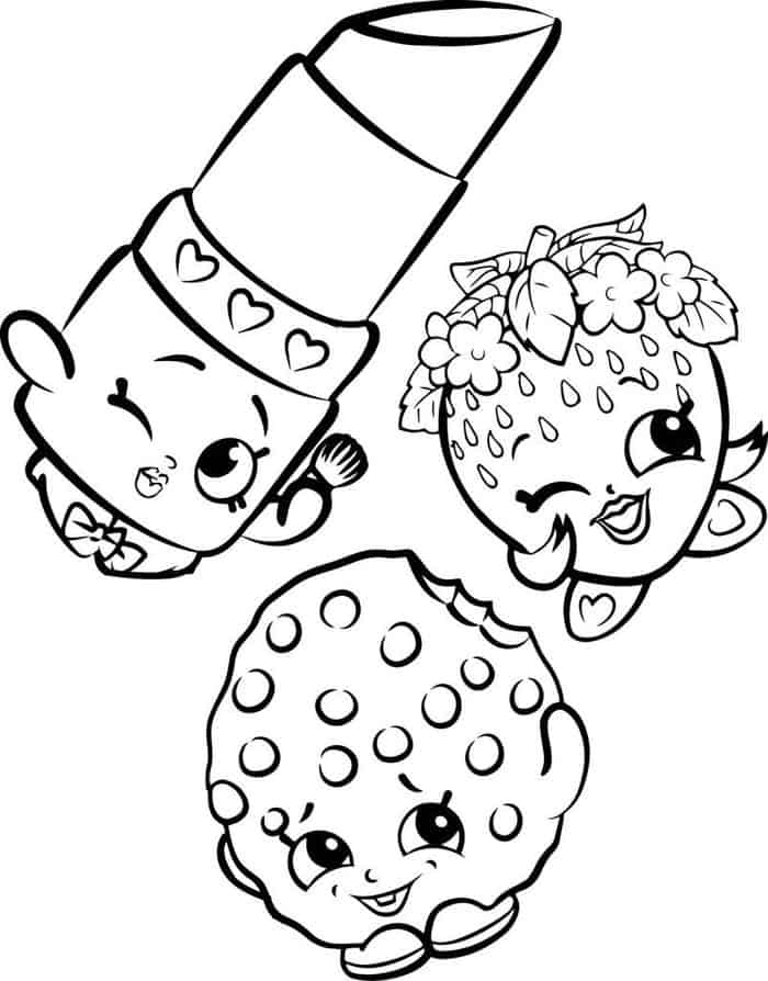 Coloring Pages Of Shopkins