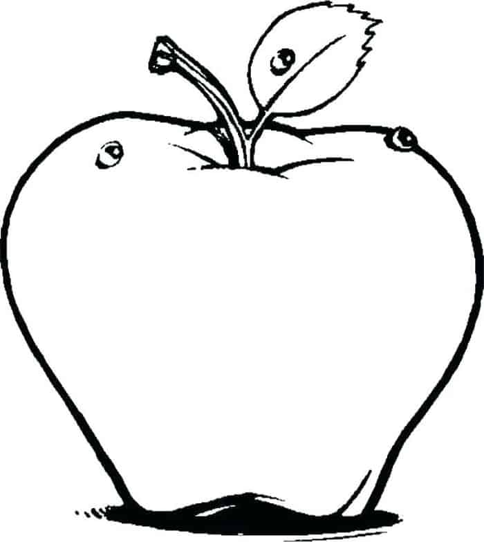 Coloring Pages Of The Apple In Decendants