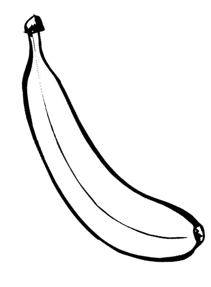 Coloring Pages One Banana