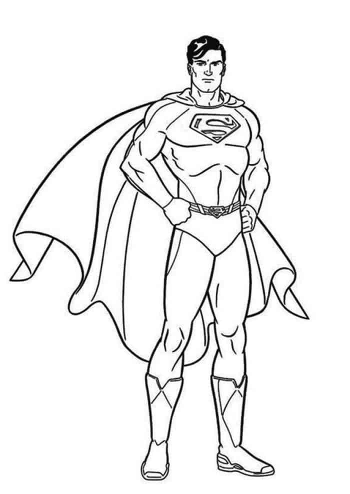 Coloring Pages Superman With K In It