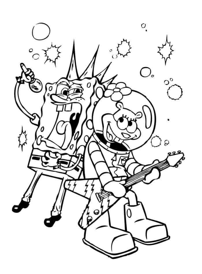 Coloring Pages To Print Spongebob