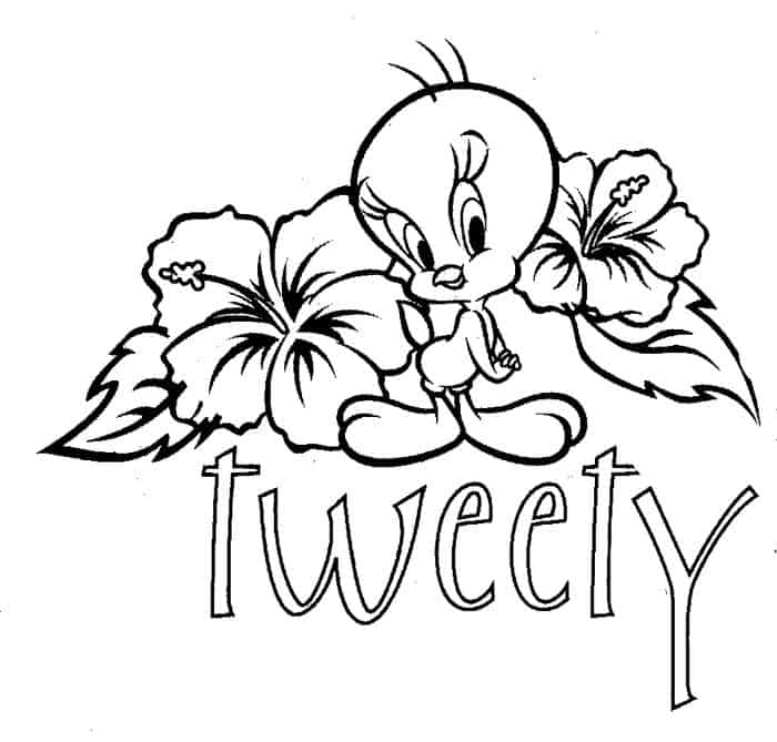 Coloring Pages Tweety Bird