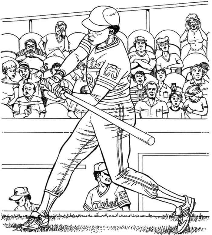 Cubs Baseball Coloring Pages
