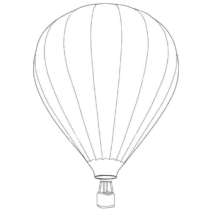 Cute Balloon Coloring Pages