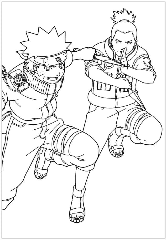 Detailed Naruto Coloring Pages