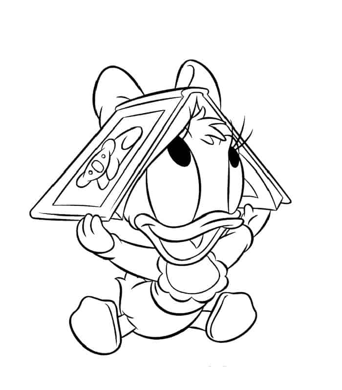 Disney Baby Donald Duck Coloring Pages