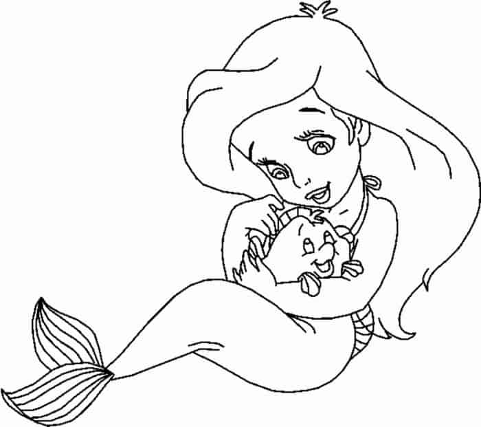Disney Baby Princess Coloring Pages