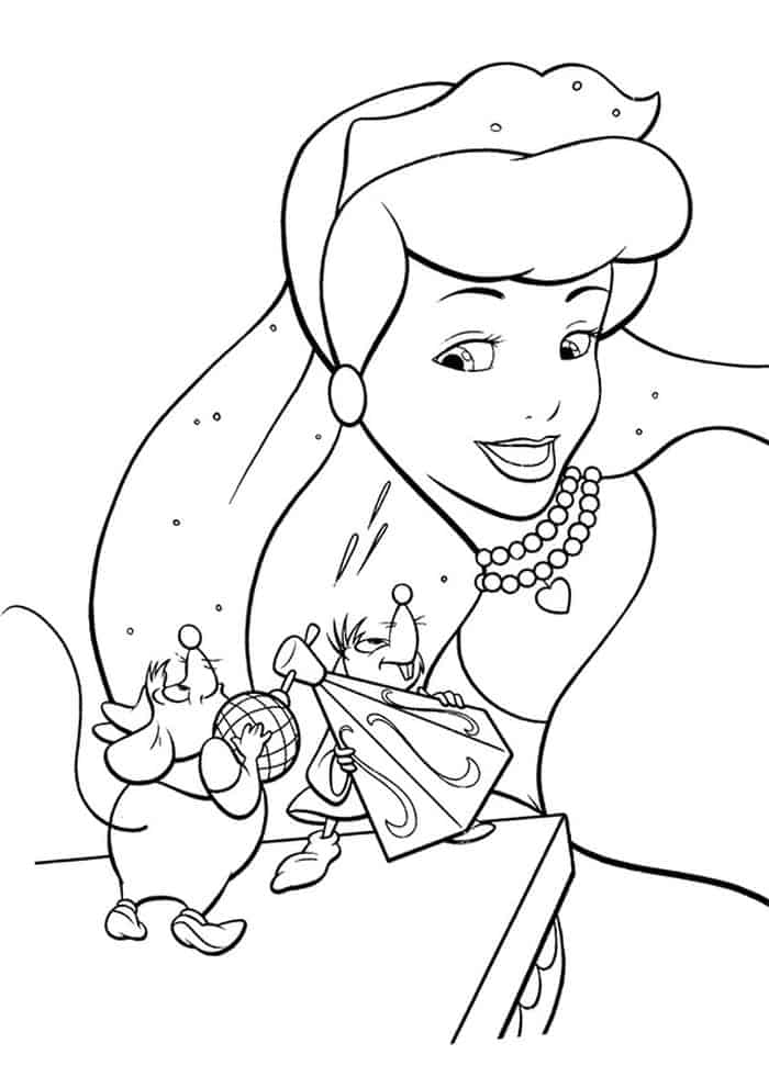 Disney Coloring Pages Cinderella