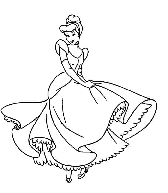 Disney Princess Coloring Pages Free To Print 1
