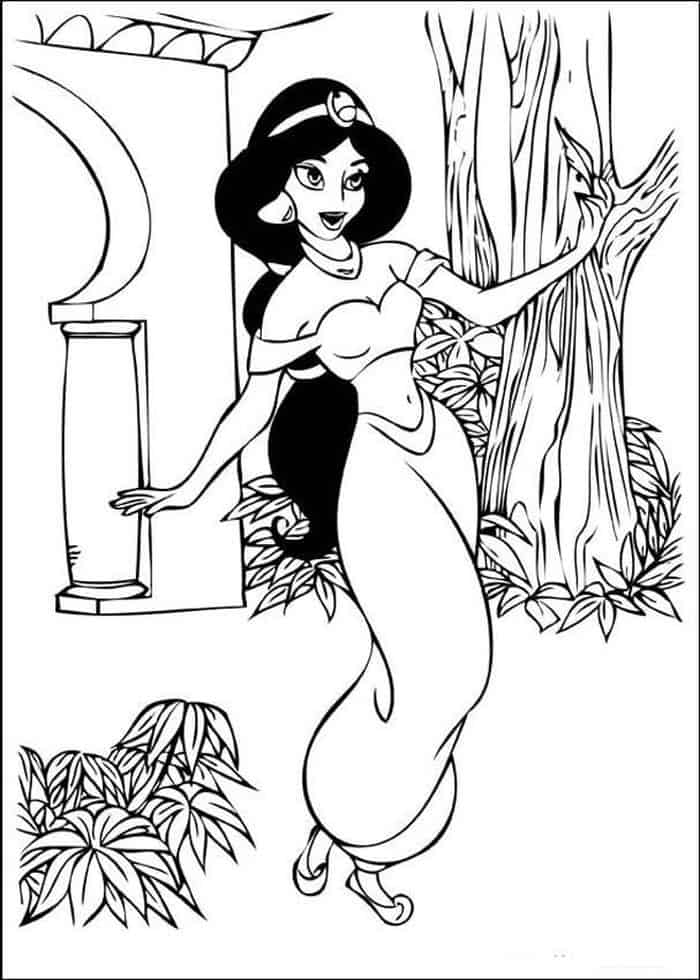 Disney Princess Valentines Day Coloring Pages