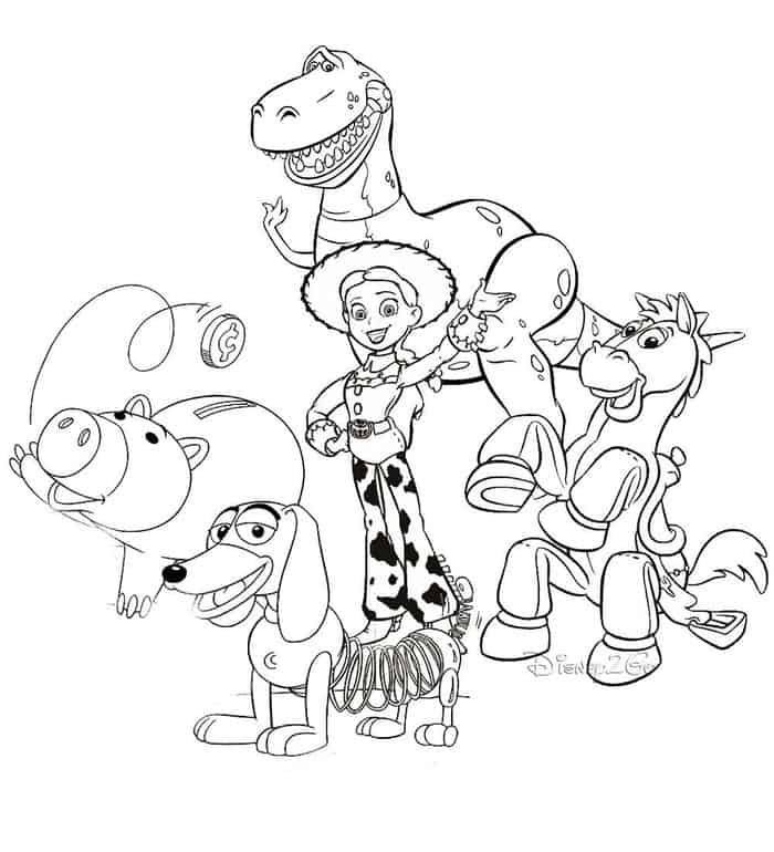 Disney Toy Story 3 Coloring Pages