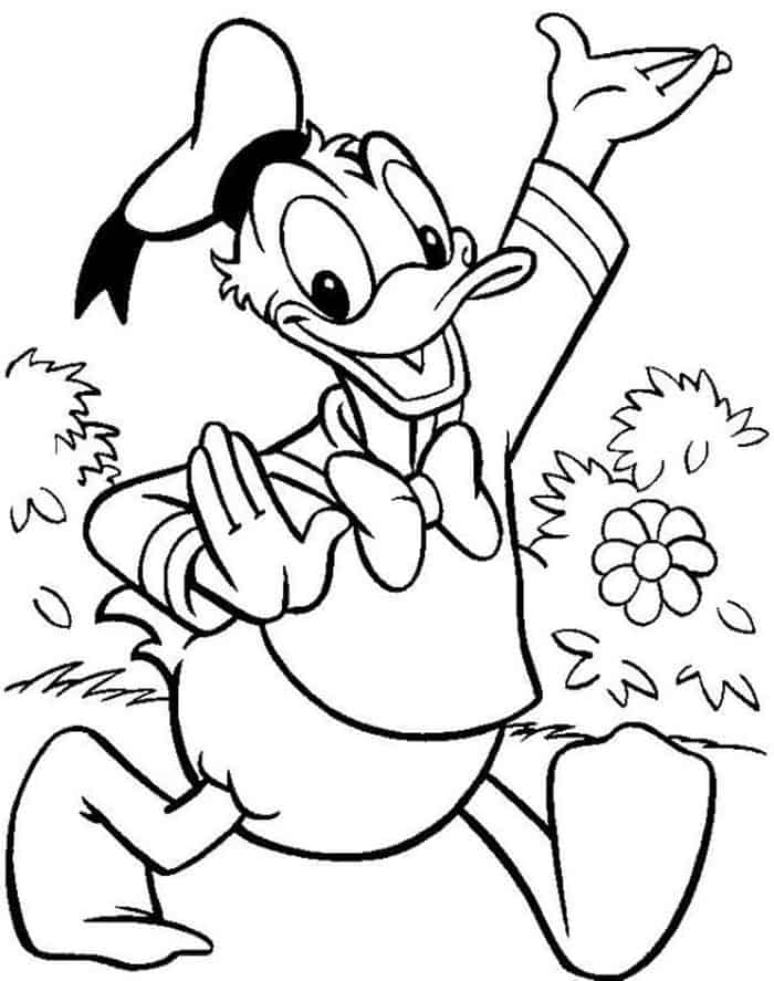 Donald Duck Coloring Book Pages