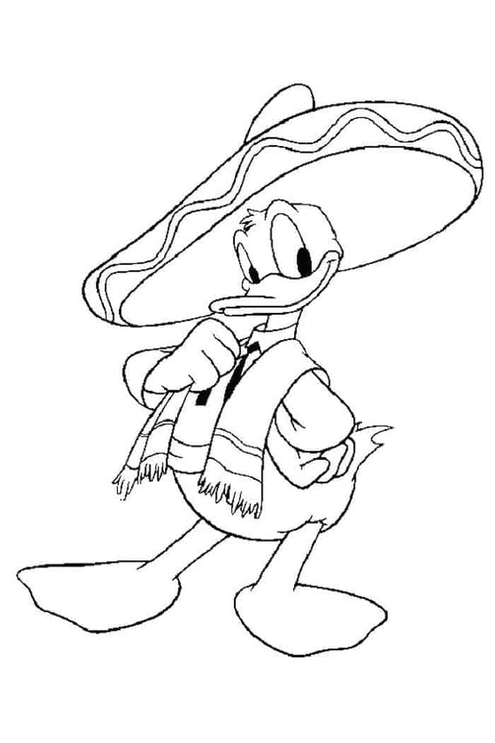Ducktales Donald Duck Coloring Pages