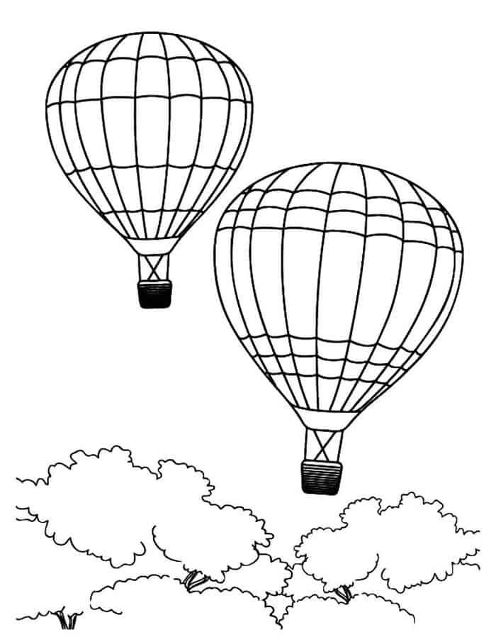 Elf On The Shelf Ideas Hot Air Balloon Coloring Pages