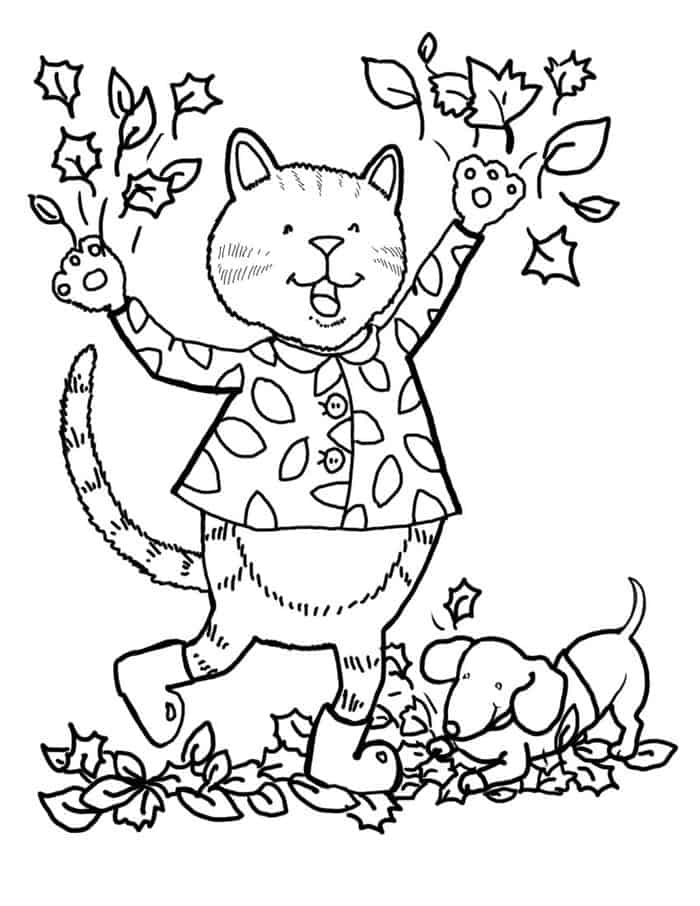 Fall Coloring Pages Free
