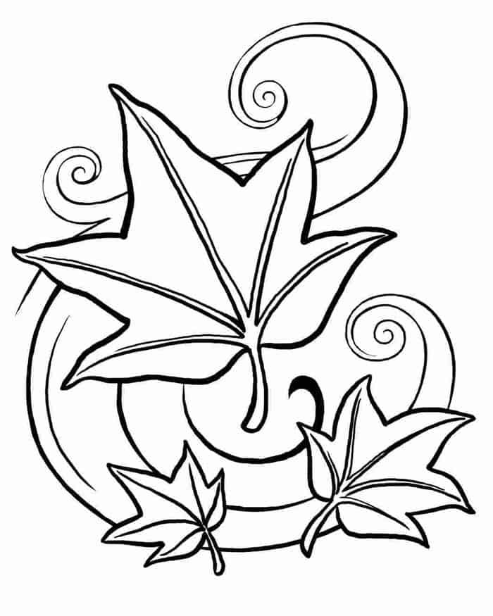 Fall Kids Coloring Pages
