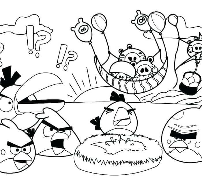 Free Angry Bird Space Coloring Pages