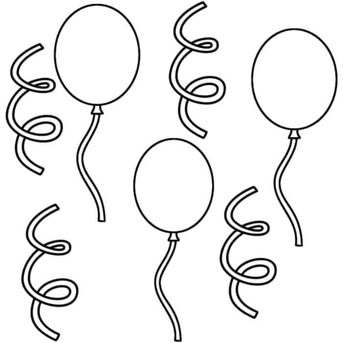 Free Coloring Pages Balloon
