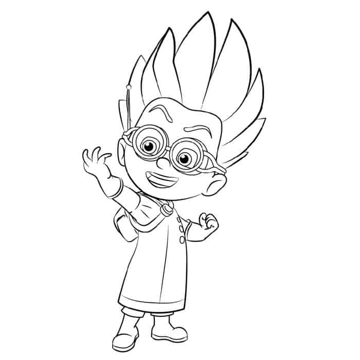 Free Coloring Pages Pj Masks