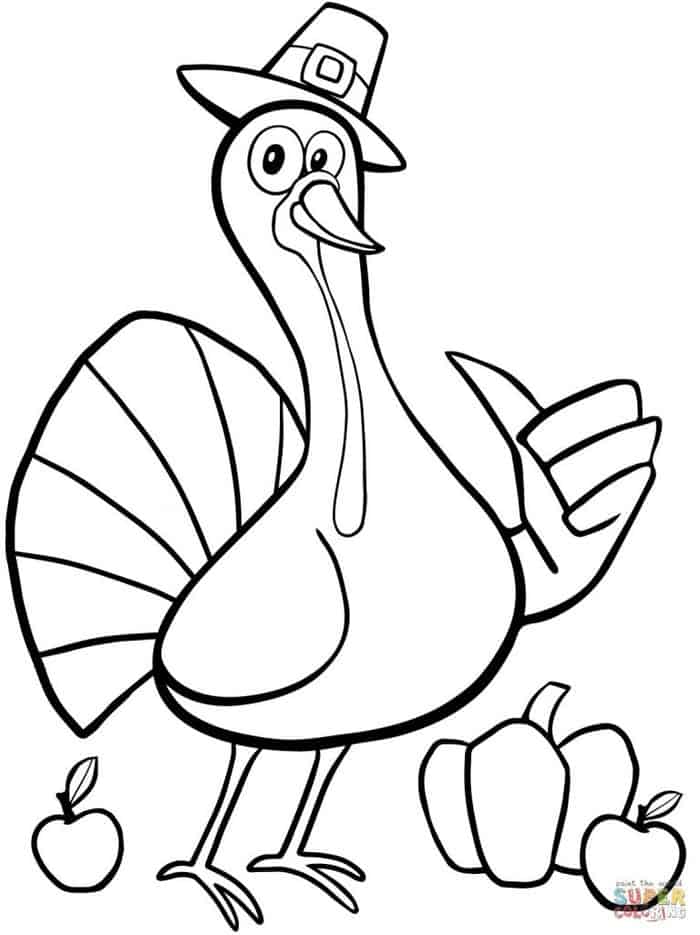 Free Coloring Pages Thanksgiving