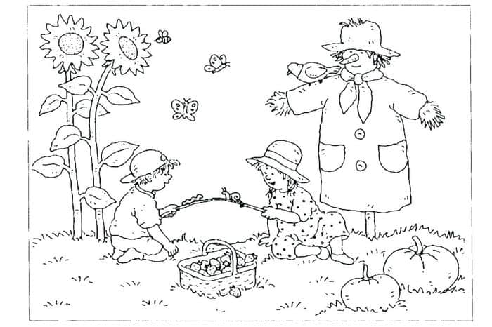 Free Fall Printable Coloring Pages