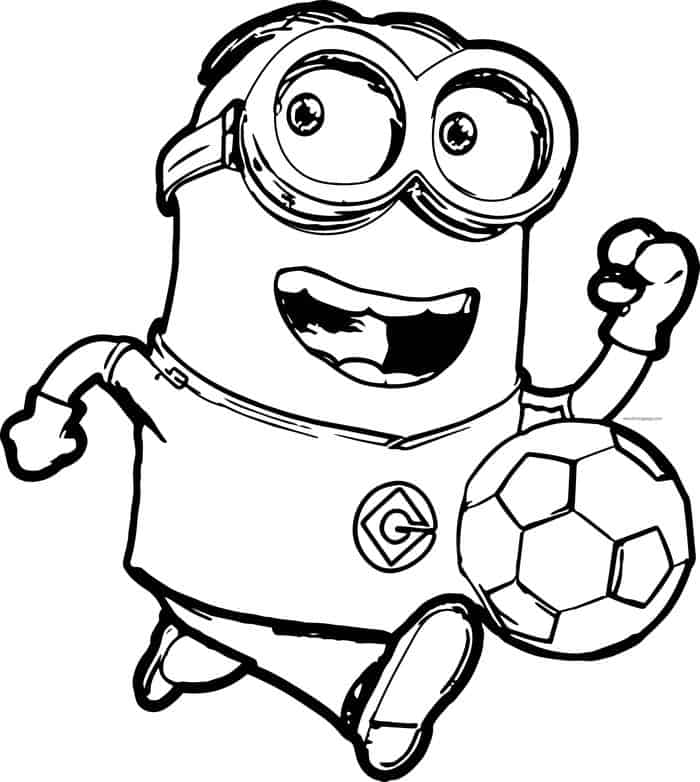 Free Minion Coloring Pages
