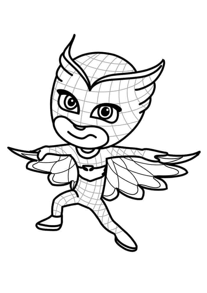 Free Pj Masks Coloring Pages