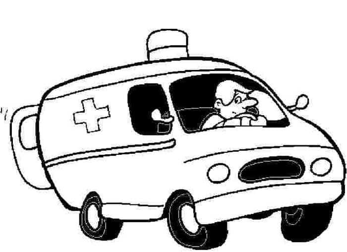 Free Printable Coloring Pages Ambulance