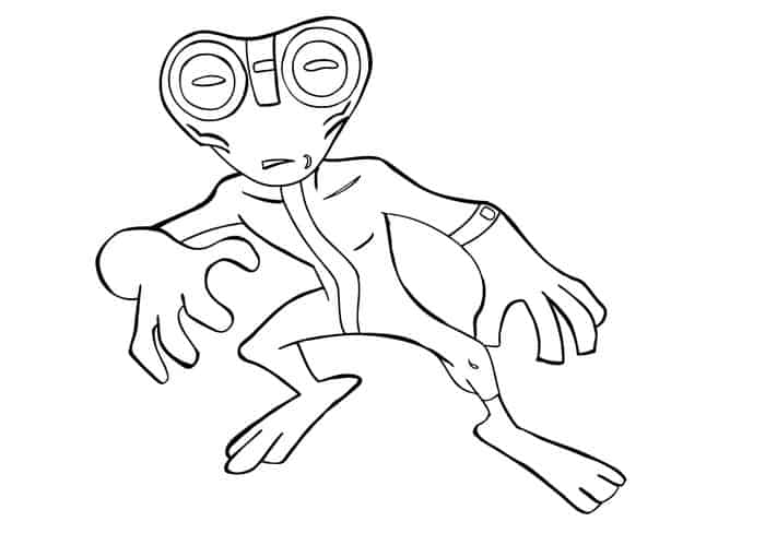 Free Printable Coloring Pages For Adults Alien