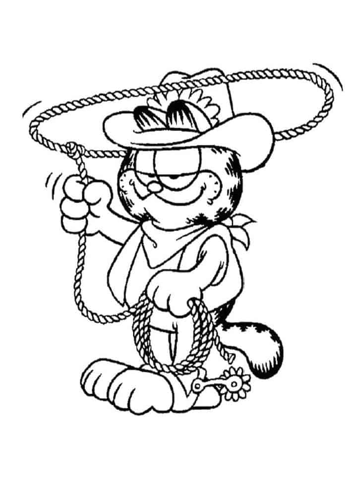 Free Printable Coloring Pages Garfield 1