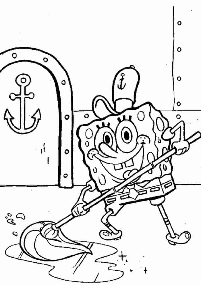 Free Printable Spongebob Coloring Pages