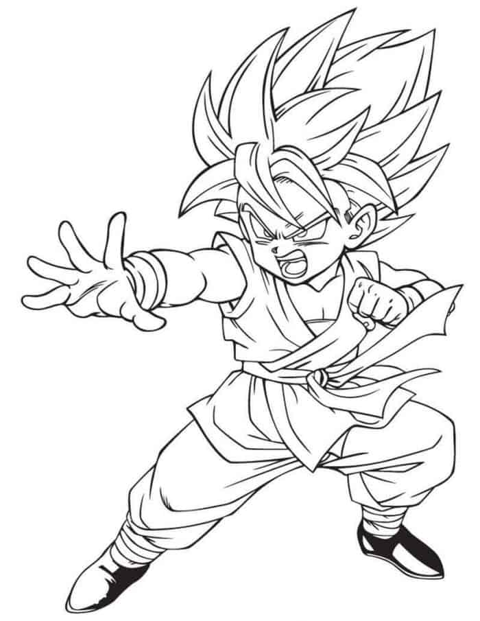Fun Math Coloring Pages That Are Goku
