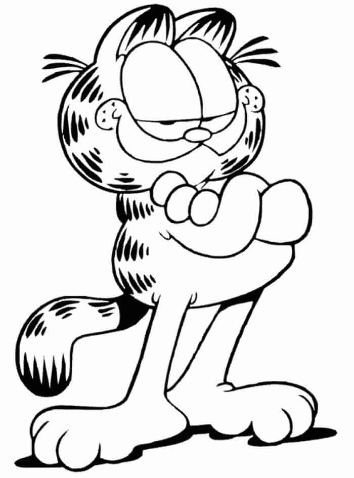 Garfield Coloring Pages To Print 1