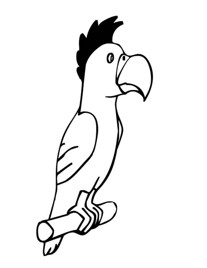 Hard Bird Coloring Pages