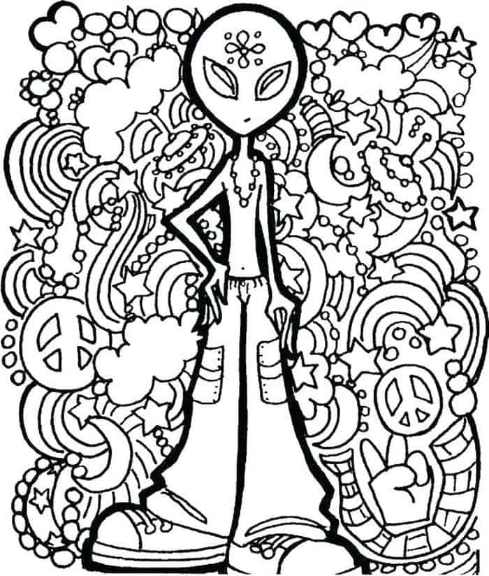 Hard Coloring Pages For Teens